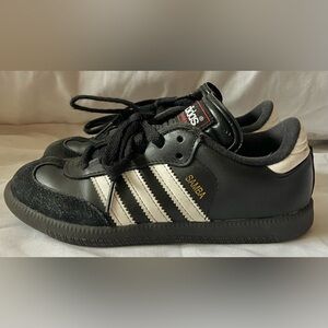 adidas gazelle silver green womens adidas Samba Messi Junior Indoor Shoes Black/Gold/Gum / 5.5